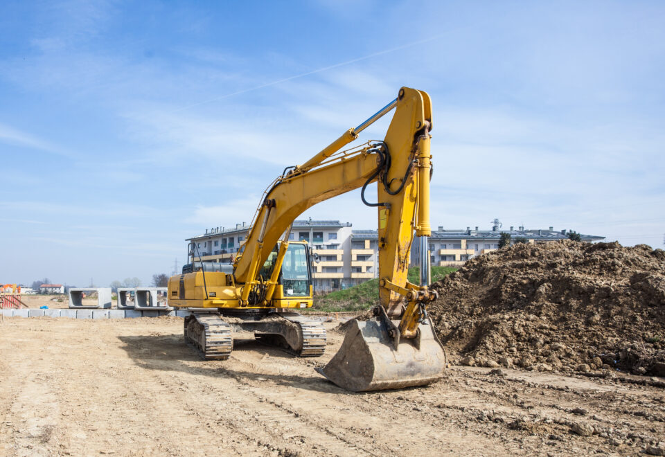 Site grading/excavator